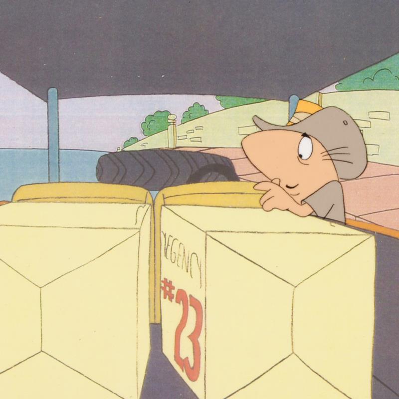 The Pink Panther Show MGM United Artists Production Animation Cel with Paired Pencil Sketch