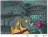 Teenage Mutant Ninja Turtles Hand Painted Production Animation Cel and Full Color Background