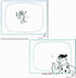 Fred Flintstone and Barney Rubble Scott Shaw Production Animation Drawings Artist Hand Signed