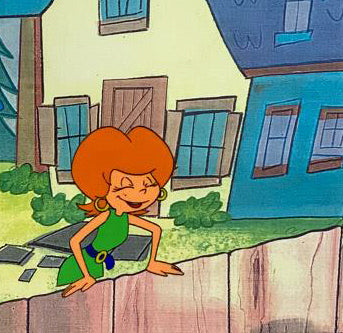 The Pink Panther Show MGM United Artists Production Animation Cel and Paired Pencil Sketch
