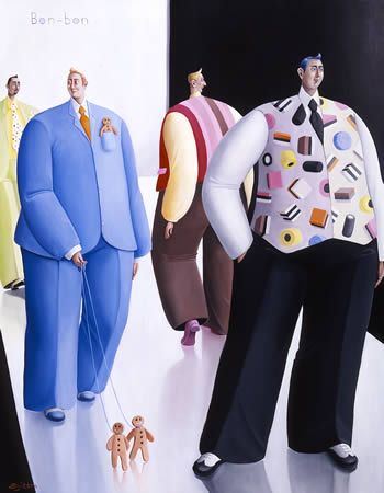 Sherbet Dandies Sarah Jane Szikora Giclée Print Artist Hand Signed and Numbered