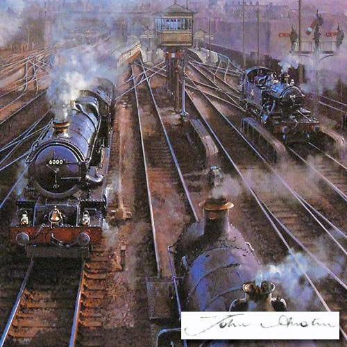 Snow Hill Sunset John Austin Lithograph Print Artist Hand Signed and Numbered