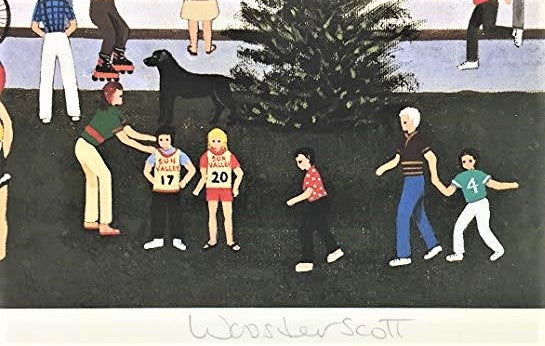 Summer Cheer Jane Wooster Scott Artist Proof Lithograph Print Artist Hand Signed and AP Numbered