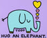 Hug an Elephant Todd Goldman Acrylic Painting on Stretched Canvas Artist Hand Signed