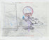 Daffy Duck Tom Ray Original Pencil Layout Drawing Widow Brenda Ray Hand Signed