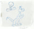 Sylvester and Tweety Bird Tom Ray Original Pencil Layout Drawing Brenda Ray Hand Signed