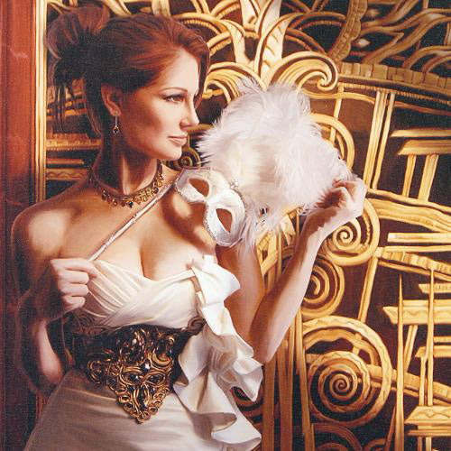 The Costume Ball Chris Dellorco Canvas Giclée Print Artist Hand Signed and Numbered