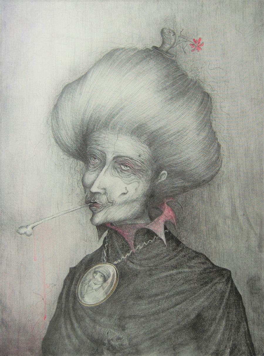 Your Flesh Between My Teeth Diana Martin Print Artist Hand Signed and Numbered