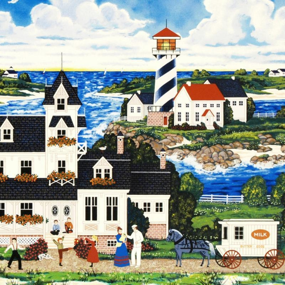 The Milkmans Route Jane Wooster Scott Artist Proof Serigraph Print Artist Hand Signed and AP Numbered