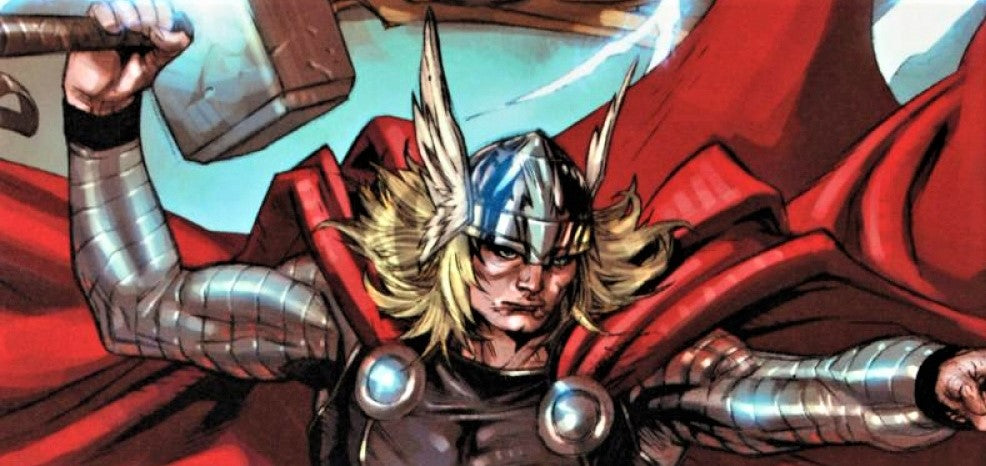 Thor Heaven and Earth 3 Marvel Comics Artist Pascal Alixe Canvas Giclée Print Numbered