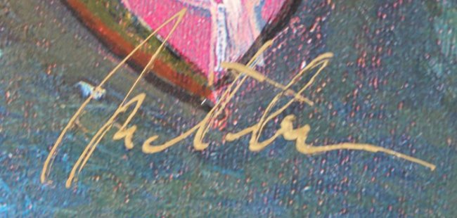 Venice Anatoly Metlan Artist Proof Lithograph Print Artist Hand Signed and AP Numbered