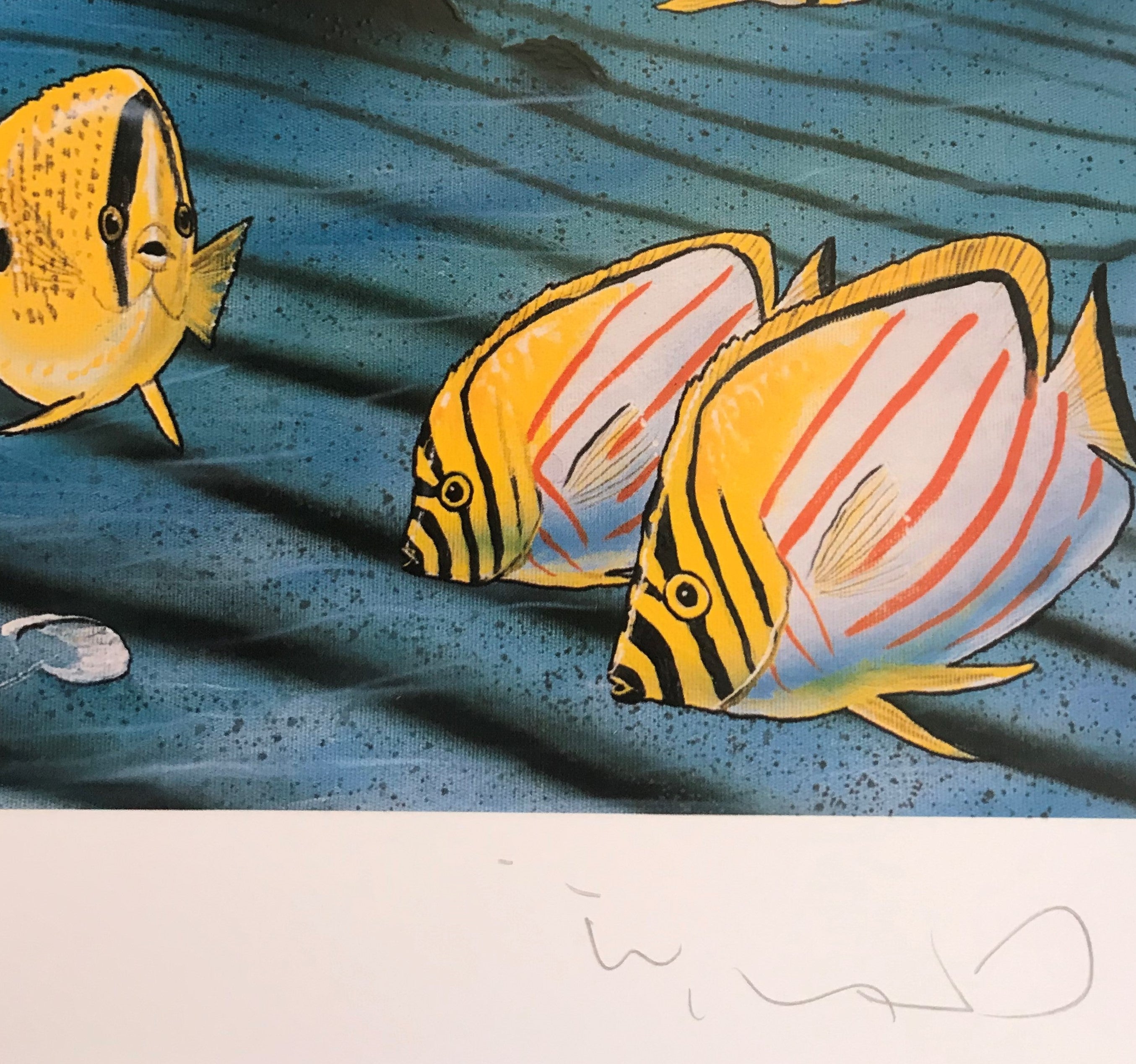 Hanalei Bay Wyland Mixed Media Print Artist Hand Signed and Numbered