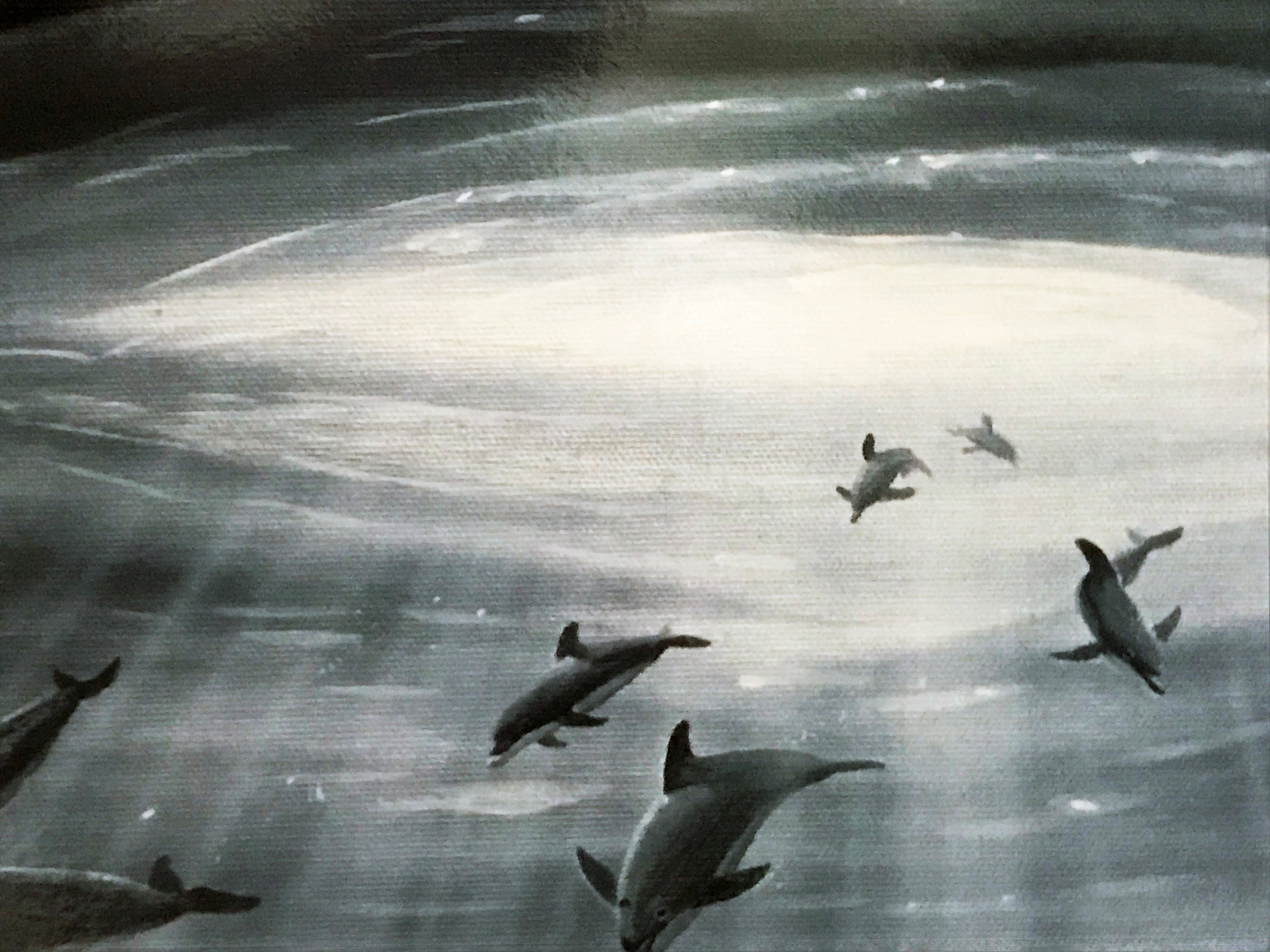 Dolphin Affection Wyland Lithograph Print Artist Hand Signed and Numbered