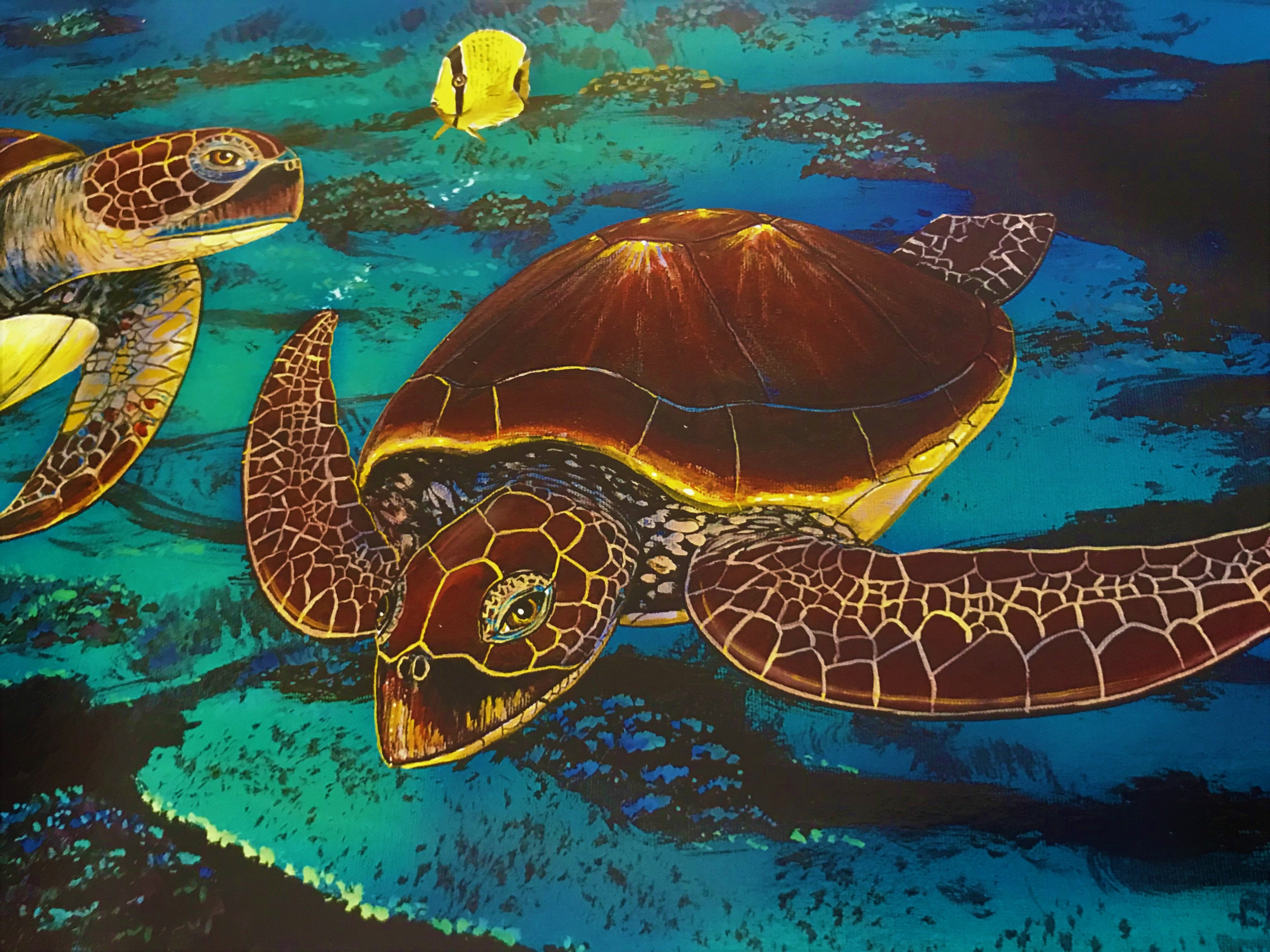 Ancient Mariner Wyland Lithograph Print Artist Hand Signed and Numbered