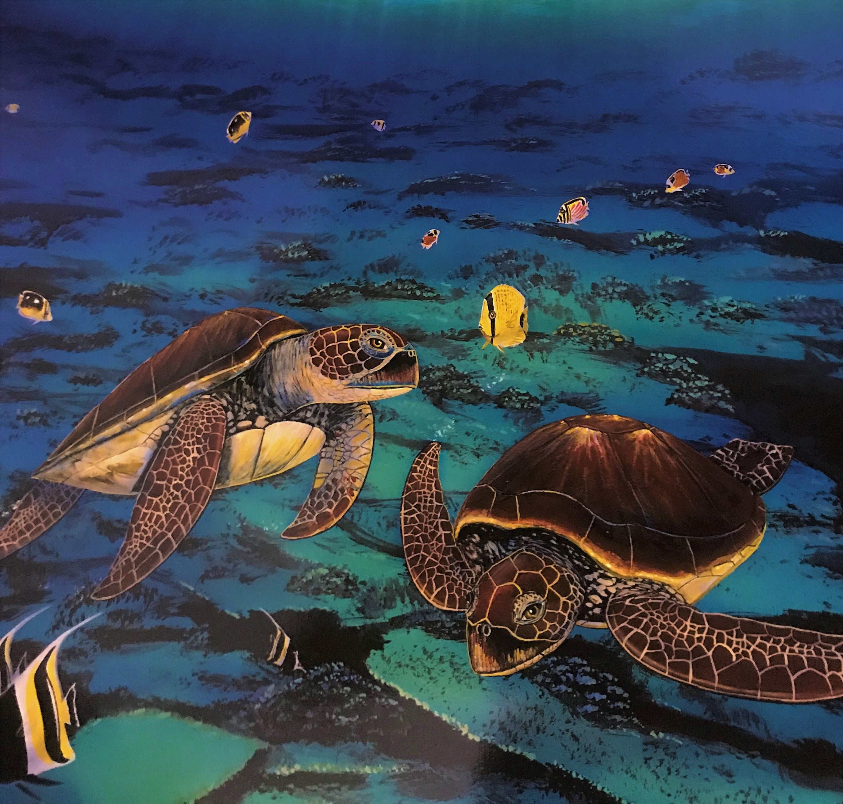 Ancient Mariner Wyland Lithograph Print Artist Hand Signed and Numbered