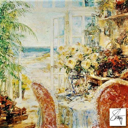 Winter Retreat Setephen Shortridge Artist Proof Canvas Giclée Print Artist Hand Signed and AP Numbered
