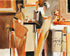 Bar Scene I Yuri Tremler Serigraph Print Artist Hand Signed and Numbered