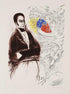 Bicentennial of Simon Bolivar Zamy Steynovitz Hand Embellished Lithograph Print Artist Hand Signed and Numbered