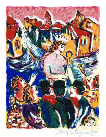 The Kings New Suit Zamy Steynovitz Serigraph Print Artist Hand Signed and Numbered