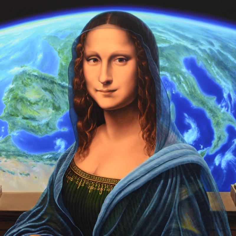 Mona Lisa Charles Lynn Bragg Gallery Proof Canvas Giclée Print Artist Hand Signed and GP Numbered
