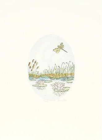 Untitled Flower Etchings Set Anna Weber Artist Hand Signed and Numbered