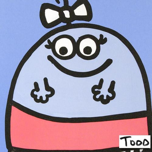 Lil Miss Suck Up Todd Goldman Canvas Giclée Print Artist Hand Signed and Numbered