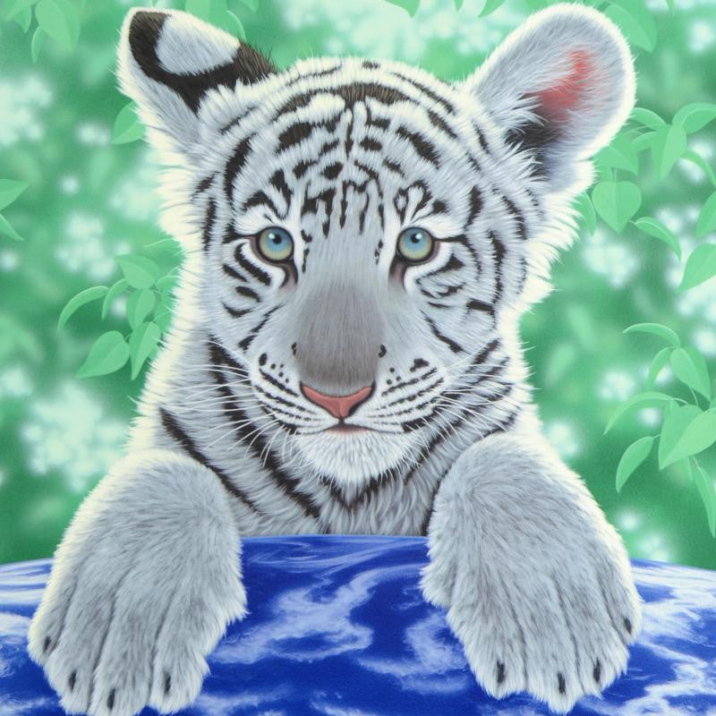 Green Earth William Schimmel Serigraph Print Artist Hand Signed and Numbered