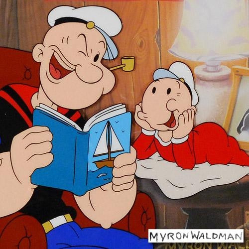 Tales of the Sea Myron Waldman Hand Painted Animation Cel Artist Hand Signed and Numbered