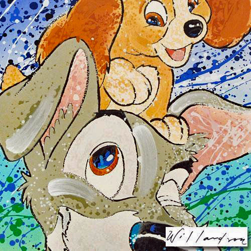 Hair of the Dog David Willardson Serigraph Print Artist Hand Signed and Numbered