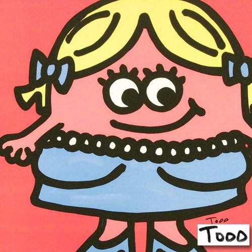 Miss Gold Digger Todd Goldman Canvas Giclée Print Artist Hand Signed and Numbered