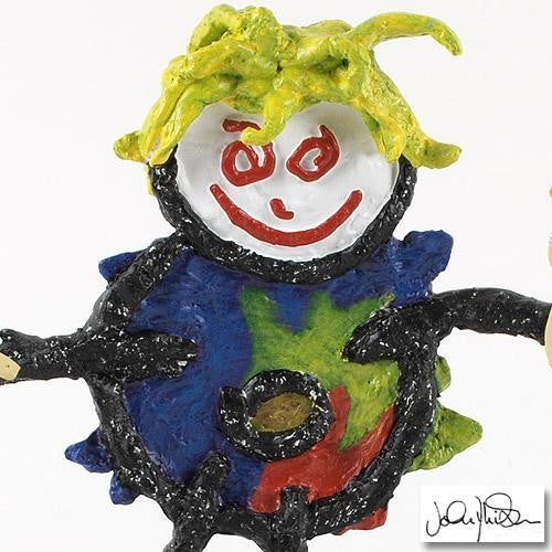 Gorgeous Girls John Wilson Sculpture Hand Painted Cast Signed and Numbered