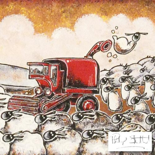 Sheep Harvest Philip Stuttard Giclée Print Artist Hand Signed and Numbered
