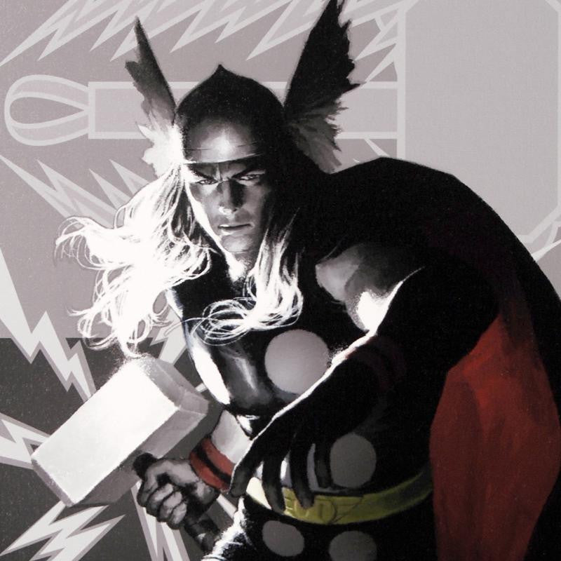 Wolverine Avengers Origins Thor 1 and The X Men 2 Marvel Comics Artist Al Barrionuevo Canvas Giclée Print Numbered