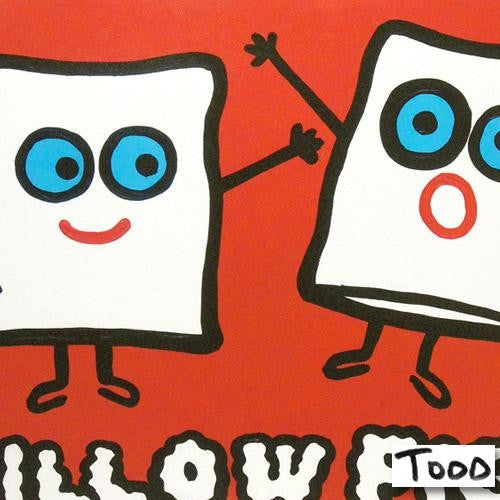 Pillow Fight Todd Goldman Canvas Giclée Print Artist Hand Signed and Numbered