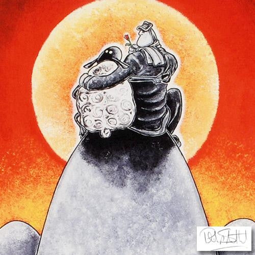 Just Good Friends Philip Stuttard Giclée Print Artist Hand Signed and Numbered