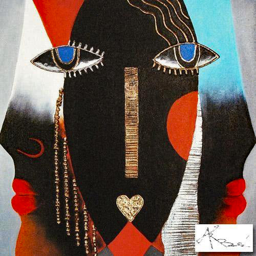 Affairs of the Mind Arbe Ara Berberyan Canvas Giclée Print Artist Hand Signed and Numbered
