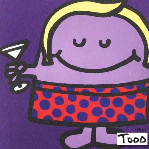 Mr Fancy Pants Todd Goldman Canvas Giclée Print Artist Hand Signed and Numbered