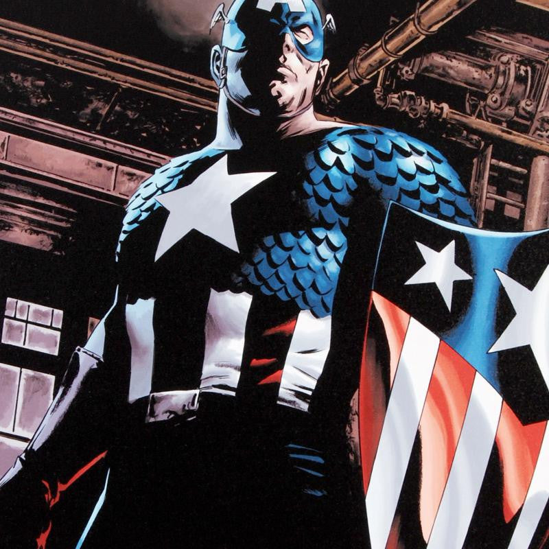 The Marvels Project 5 Marvel Comics Artist Steve Epting Fine Art Canvas Giclée Print Numbered