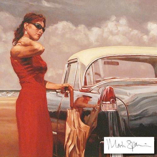 Storm Brewing Mark Spain Giclée Print Artist Hand Signed and Numbered