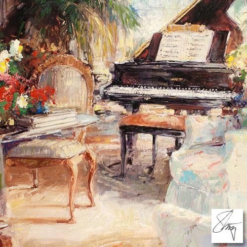Classic Comfort Stephen Shortridge Fine Art Canvas Giclée Print Artist Hand Embellished and Signed