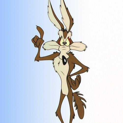 Wile E Coyote Warner Bros Looney Tunes Sericel by Authentic Images