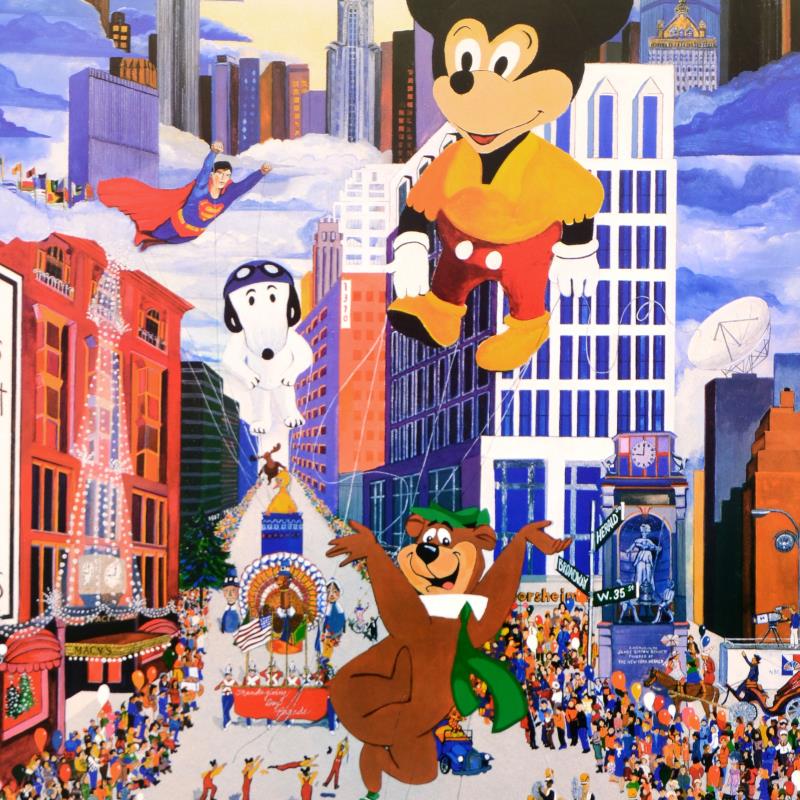 Macys Thanksgiving Day Parade Melanie Taylor Kent Lithograph Print Artist Hand Signed and Numbered