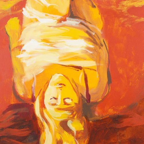 Ecstasy II Rafael Saryan Original Acrylic Painting on Canvas Artist Hand Signed