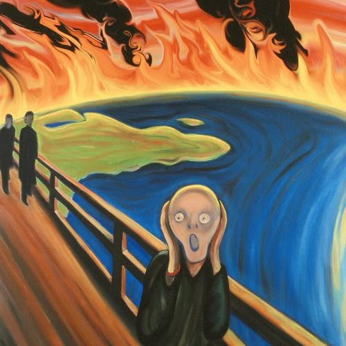 Earth Scream Charles Lynn Bragg Gallery Proof Canvas Giclée Print Artist Hand Signed and Numbered