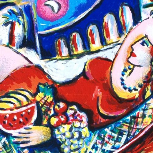 The Rest Zamy Steynovitz Serigraph Print Artist Hand Signed and Numbered