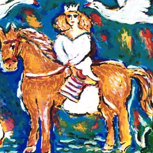 Swan Queen Zamy Steynovitz Serigraph Print Artist Hand Signed and Numbered