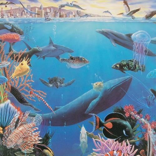 Waters Edge Charles Lynn Bragg Offset Lithograph Print Artist Hand Signed and Numbered