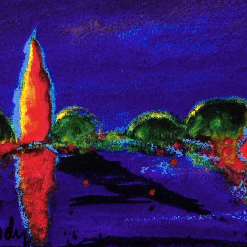 My Colour Dream I B H Brody Serigraph Print on Board Artist Hand Signed and Numbered