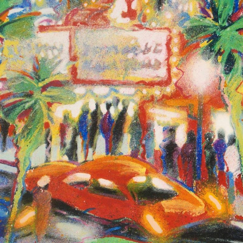 Before the Show James Talmadge Artist Proof Serigraph Print Artist Hand Signed and AP Numbered