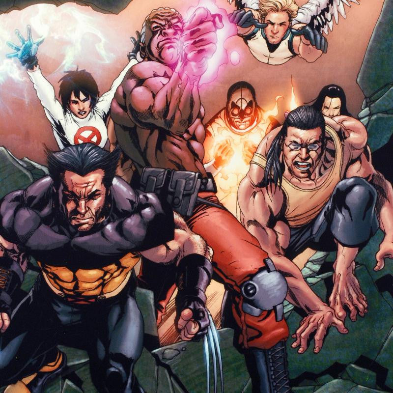 Ultimate X Men 89 Marvel Comics Artist Salvador Larroca Canvas Giclée Print Stan Lee Hand Signed and Numbered